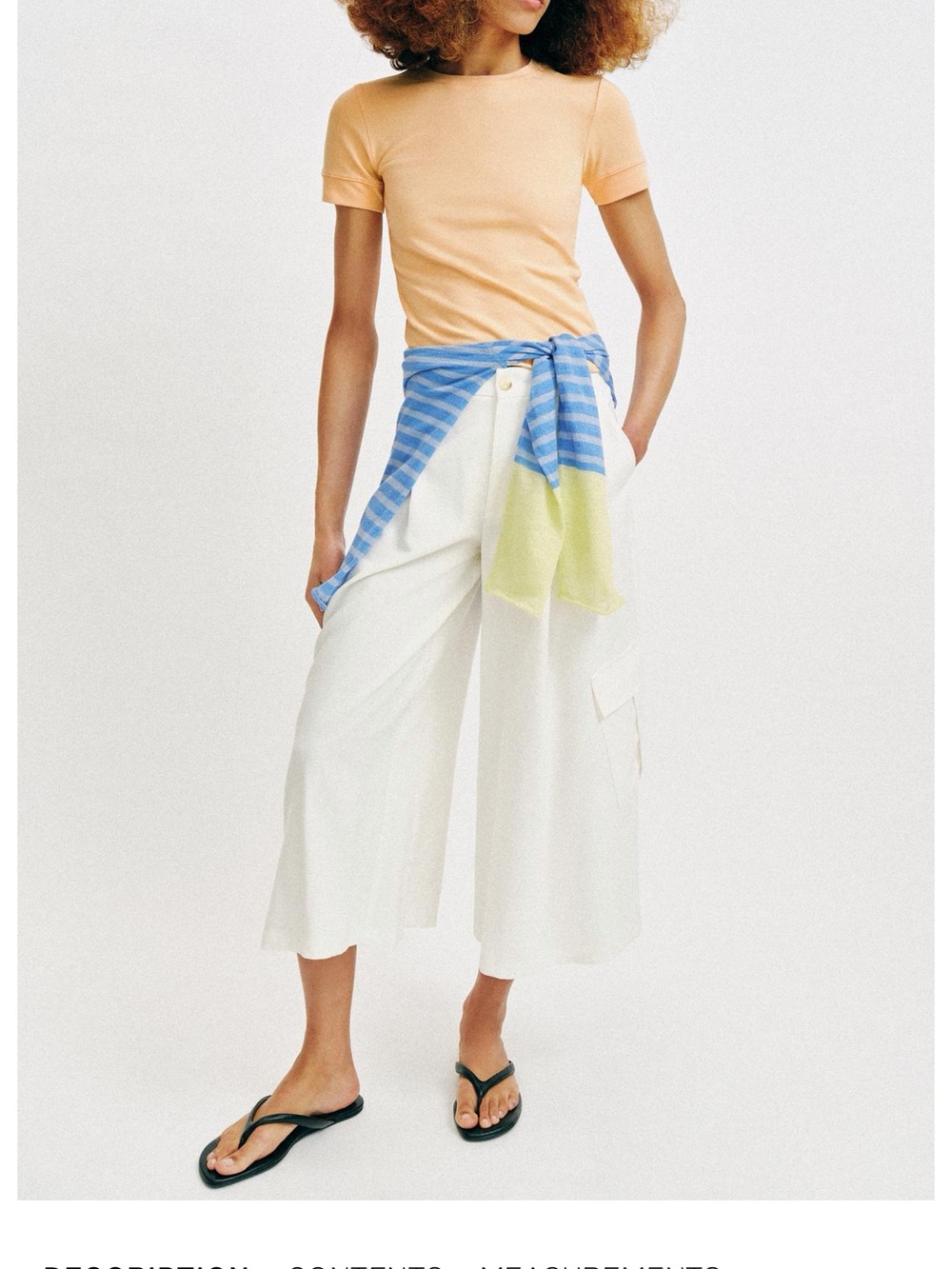 Zara White Wide Bermuda/Jorts Shorts in style sale price